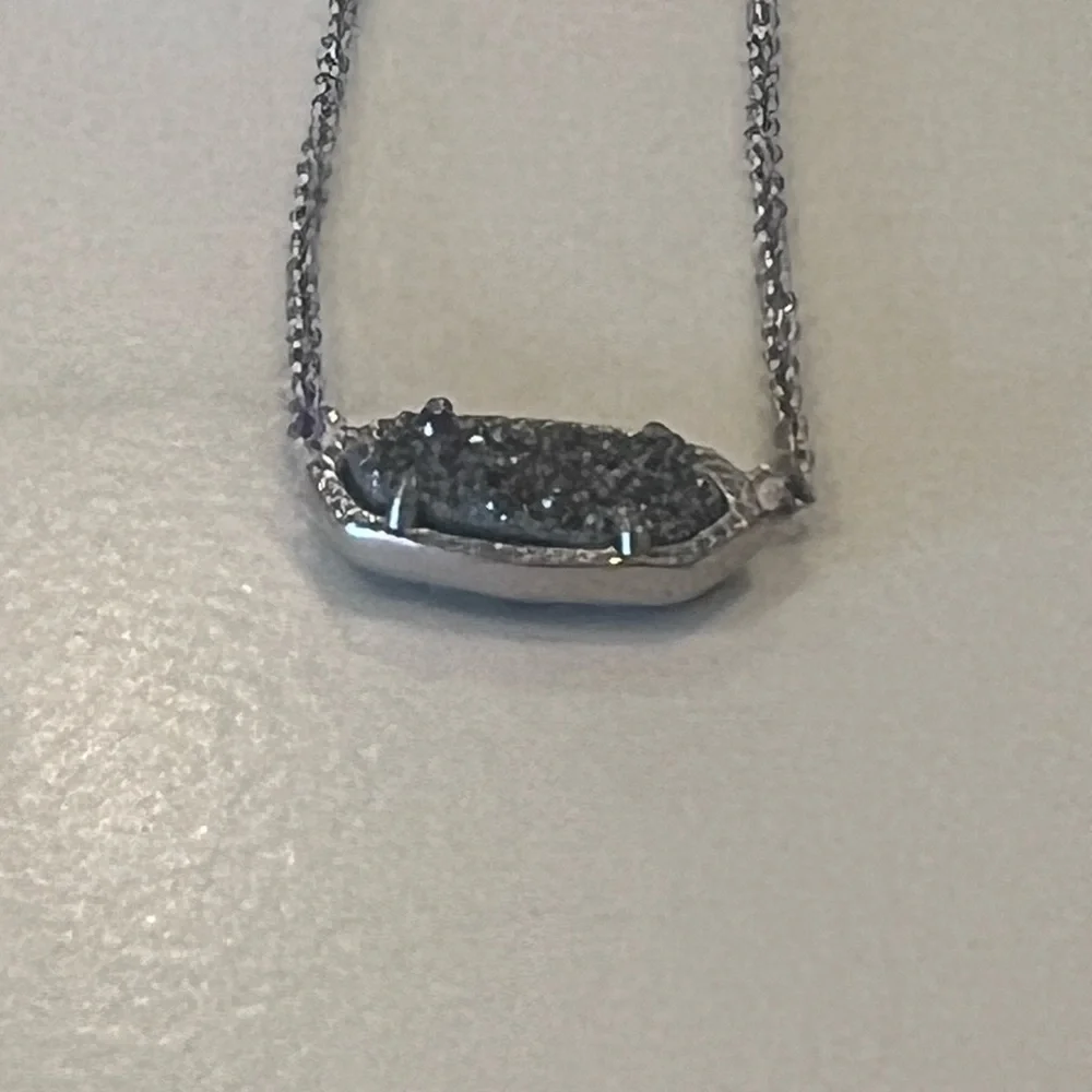 Kendra Scott Silver & Drusy set - Picture 4 of 6